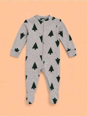 🐻 LITTLE EARTHLING TREE ONESIE